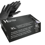 Рукавички нітрилові HOFFEN BLACK розмір XL