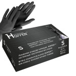 Рукавички нітрилові HOFFEN BLACK розмір S